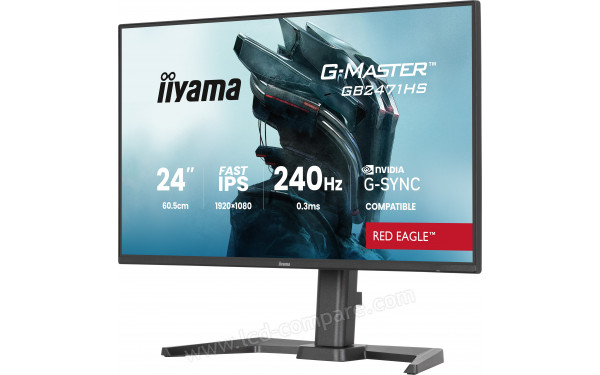 IIYAMA G-Master GB2471HS-B1 - Vue 3/4 droite