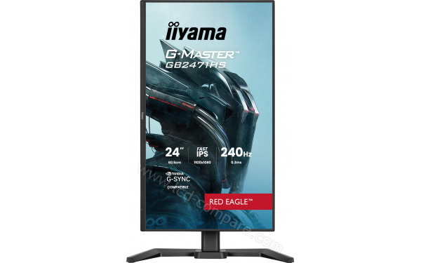IIYAMA G-Master GB2471HS-B1 - Vue de face