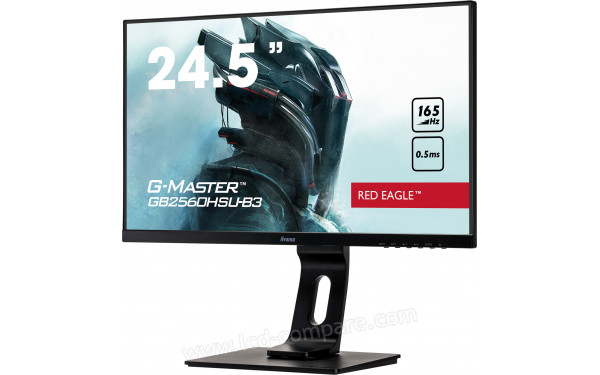 IIYAMA G-Master GB2560HSU-B3 - Vue 3/4 droite