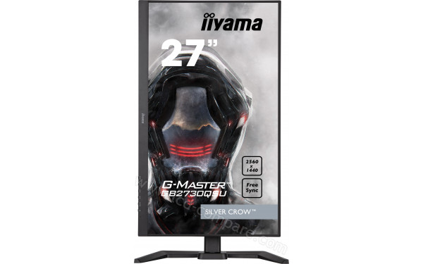 IIYAMA G-Master GB2730QSU-B5 - Vue de face en mode portrait