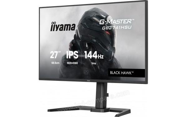 IIYAMA G-Master GB2741HSU-B1 - Vue 3/4 droite