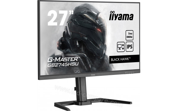 IIYAMA G-Master GB2745HSU-B1 - Vue 3/4 gauche