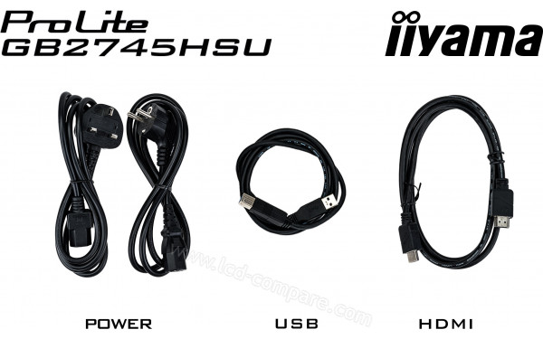 IIYAMA G-Master GB2745HSU-B2 - Accessoires