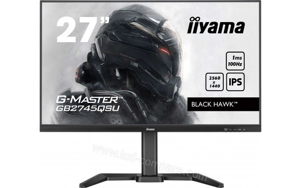 IIYAMA G-Master GB2745QSU-B2 - Vue de face