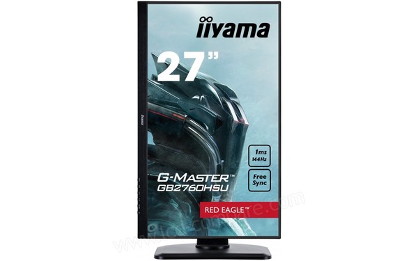 IIYAMA G-Master GB2760HSU-B1 - Vue de face en mode portrait