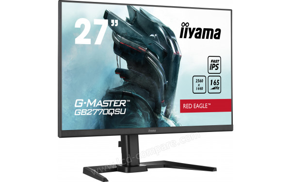 IIYAMA G-Master GB2770QSU-B5 - Vue 3/4 gauche