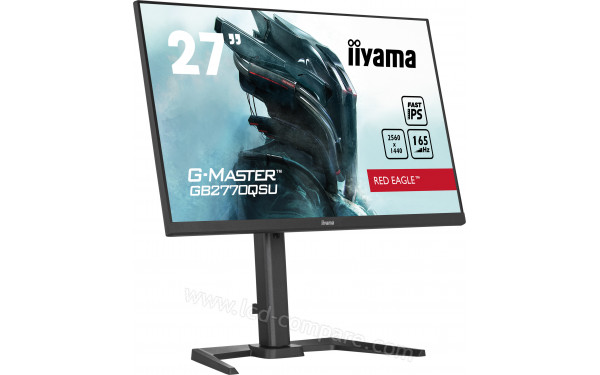 IIYAMA G-Master GB2770QSU-B5 - Vue 3/4 gauche