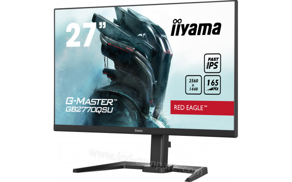IIYAMA G-Master GB2770QSU-B5 - Vue 3/4 droite