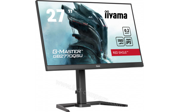 IIYAMA G-Master GB2770QSU-B6 - Vue 3/4 gauche