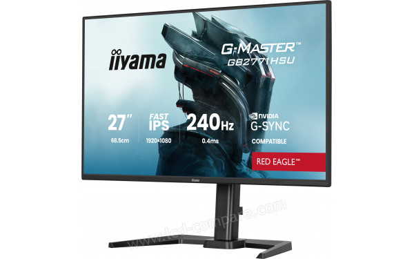 IIYAMA G-Master GB2771HSU-B1 - Vue 3/4 droite