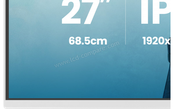 IIYAMA G-Master GB2771HSU-W1 - Zoom sur la partie basse