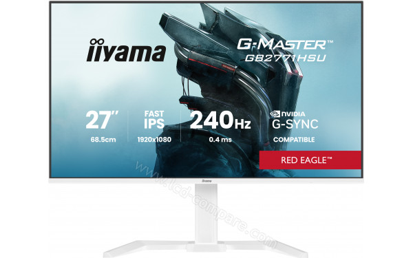 IIYAMA G-Master GB2771HSU-W1 - Vue de face