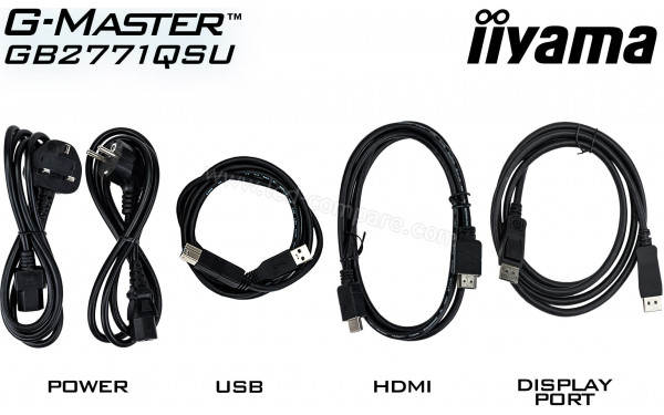 IIYAMA G-Master GB2771QSU-B1 - Accessoires