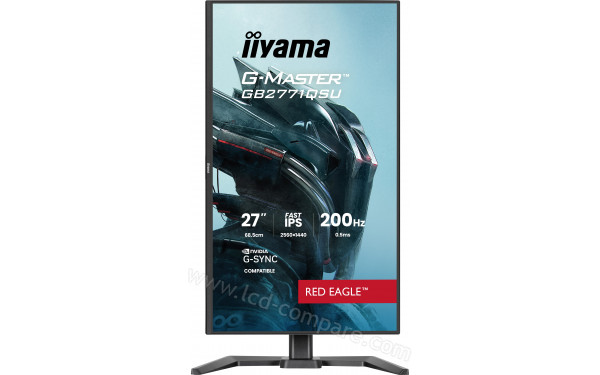 IIYAMA G-Master GB2771QSU-B1 - Vue de face