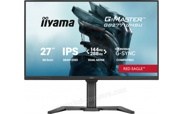 IIYAMA G-Master GB2771UHSU-B1 - Vue de face