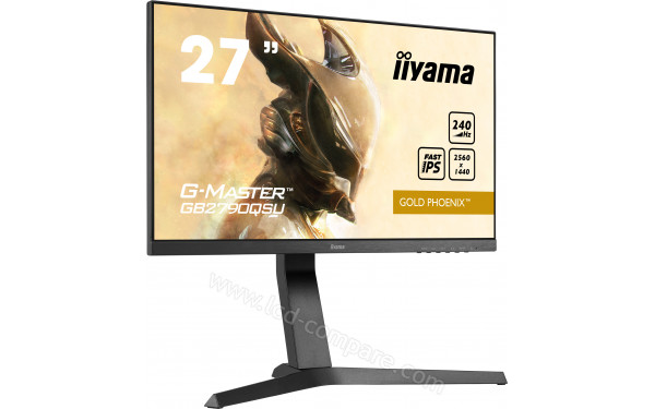 IIYAMA G-Master GB2790QSU-B1 - Vue 3/4 gauche