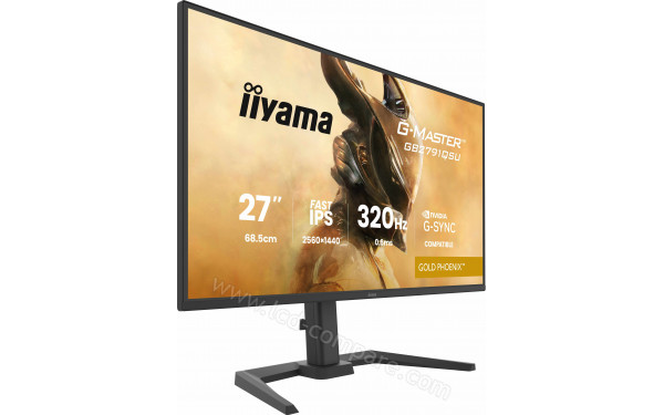 IIYAMA G-Master GB2791QSU-B1 - Vue 3/4 gauche