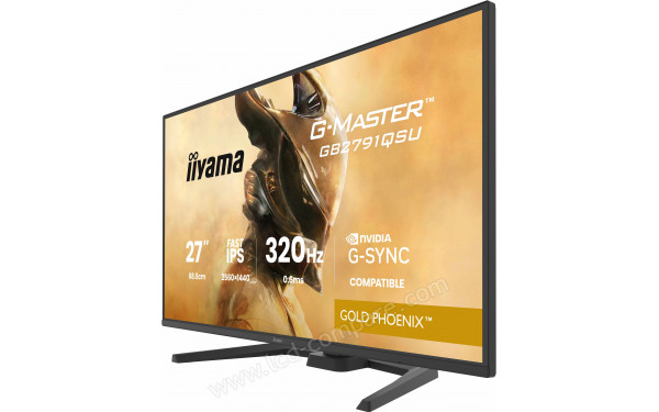 IIYAMA G-Master GB2791QSU-B1 - Vue 3/4 droite
