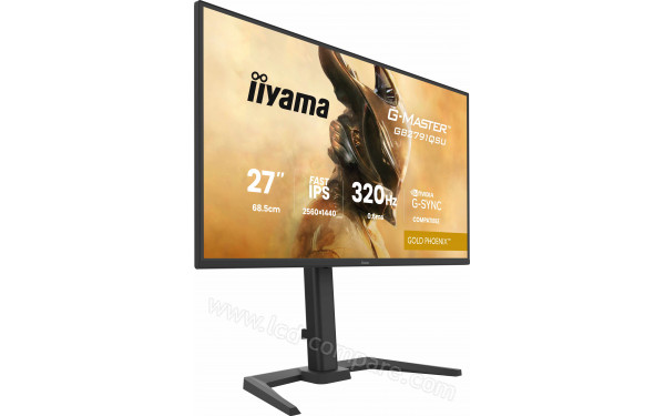 IIYAMA G-Master GB2791QSU-B1 - Vue 3/4 gauche