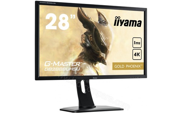 IIYAMA G-Master GB2888UHSU-B1 - Vue 3/4 gauche