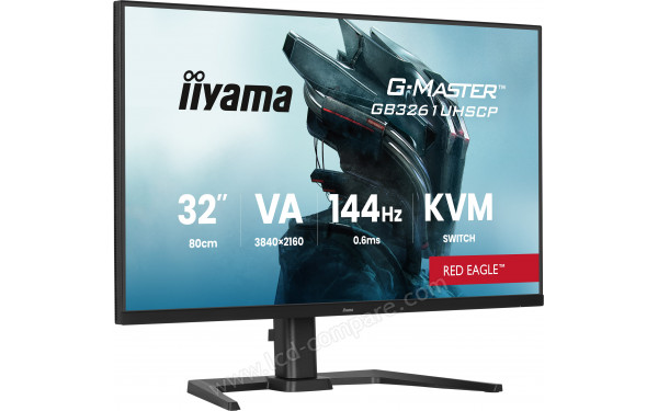 IIYAMA G-Master GB3261UHSCP-B1 - Vue 3/4 gauche