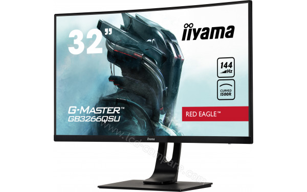 IIYAMA G-Master GB3266QSU-B1 - Vue 3/4 droite