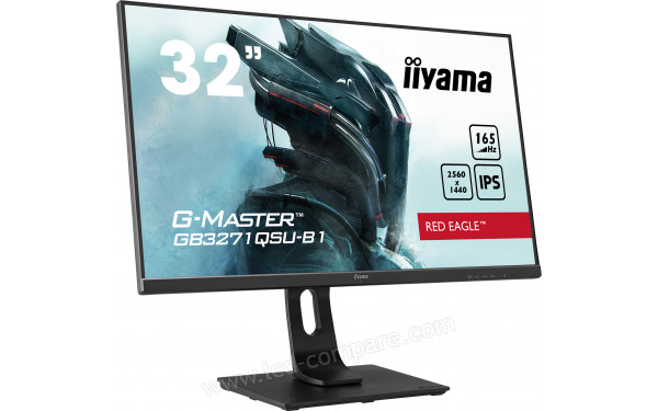 IIYAMA G-Master GB3271QSU-B1 - Vue 3/4 gauche