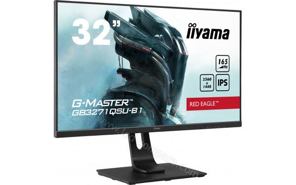 IIYAMA G-Master GB3271QSU-B1 - Vue 3/4 gauche
