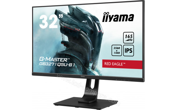 IIYAMA G-Master GB3271QSU-B1 - Vue 3/4 droite