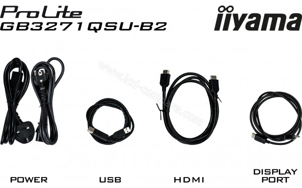 IIYAMA G-Master GB3271QSU-B2 - Accessoires