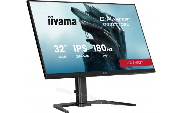 IIYAMA G-Master GB3271QSU-B2 - Vue 3/4 gauche