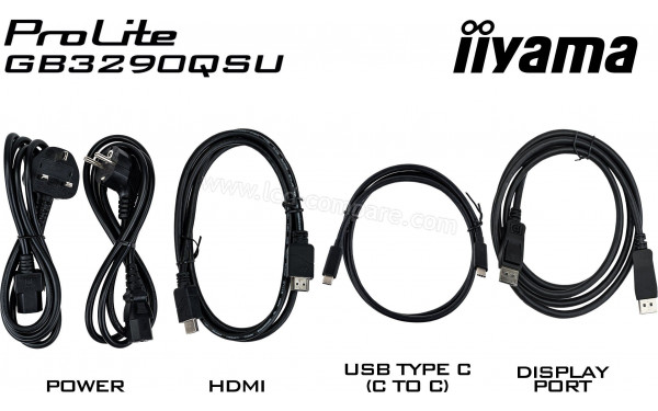 IIYAMA G-Master GB3290QSU-B1 - Accessoires