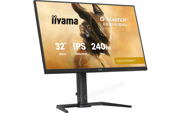 IIYAMA G-Master GB3290QSU-B1 - Vue 3/4 gauche