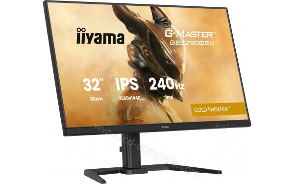 IIYAMA G-Master GB3290QSU-B1 - Vue 3/4 gauche
