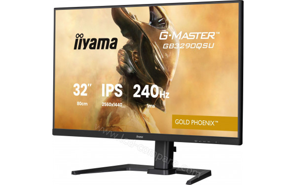 IIYAMA G-Master GB3290QSU-B1 - Vue 3/4 droite