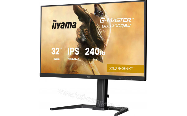 IIYAMA G-Master GB3290QSU-B1 - Vue 3/4 droite