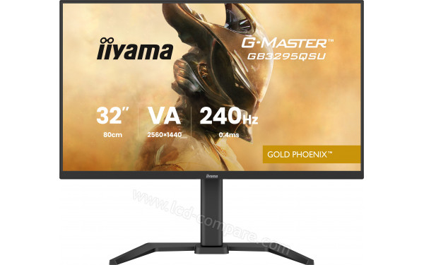 IIYAMA G-Master GB3295QSU-B1 - Vue de face