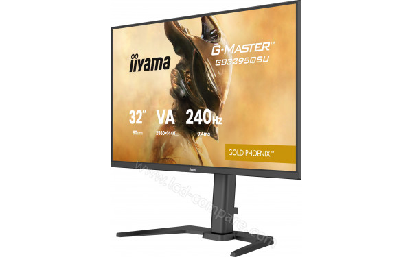 IIYAMA G-Master GB3295QSU-B1 - Vue 3/4 droite