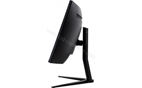 IIYAMA G-Master GB3466WQSU-B1 - Vue de profil bascul&eacute; vers l'arri&egrave;re