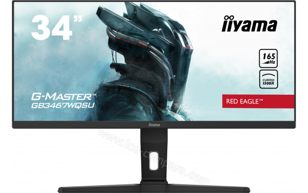 IIYAMA G-Master GB3467WQSU-B1 - Vue de face