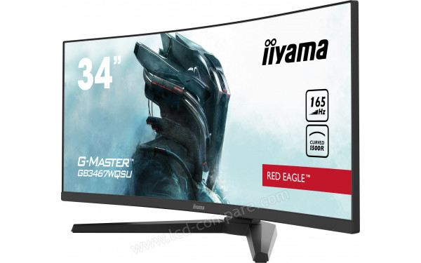 IIYAMA G-Master GB3467WQSU-B1 - Vue 3/4 droite