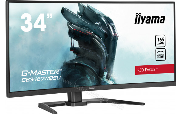 IIYAMA G-Master GB3467WQSU-B5 - Vue 3/4 gauche