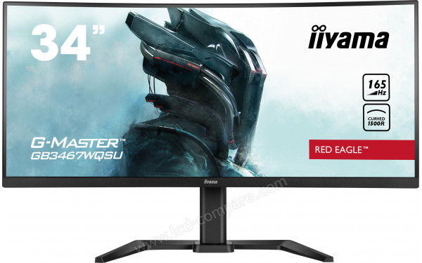 IIYAMA G-Master GB3467WQSU-B5 - Vue de face