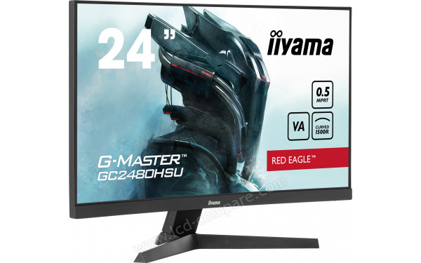 IIYAMA G-Master GC2480HSU-B1 - Vue 3/4 gauche