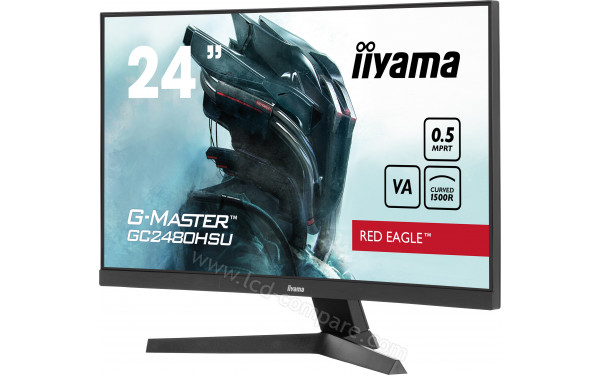 IIYAMA G-Master GC2480HSU-B1 - Vue 3/4 droite