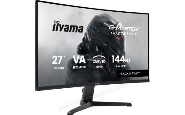 IIYAMA G-Master GC2781HSU-B1 - Vue 3/4 gauche