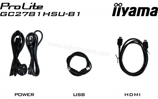 IIYAMA G-Master GC2781HSU-B1 - Accessoires