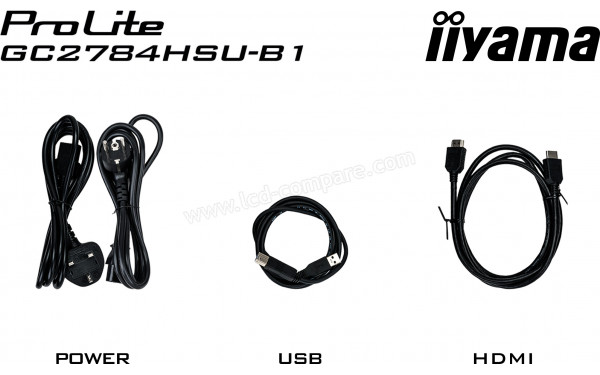 IIYAMA G-Master GC2784HSU-B1 - Accessoires