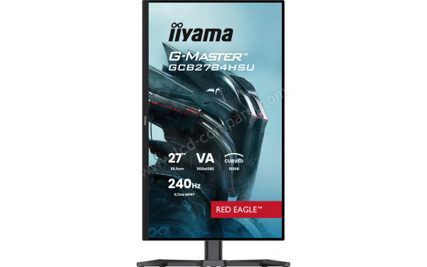 IIYAMA G-Master GCB2784HSU-B1 - Vue de face en mode portrait