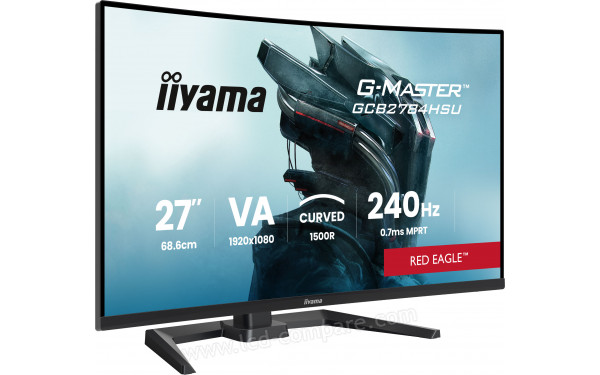 IIYAMA G-Master GCB2784HSU-B1 - Vue 3/4 gauche